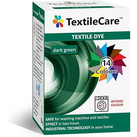 Lot De Sachets De Teinture Textile Vert Fonce Teintures