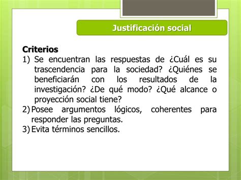 Ppt Evaluaci N De La Justificaci N Powerpoint Presentation Free