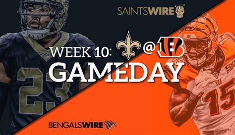 Saints vs. Bengals: How to watch, listen and stream Week 10