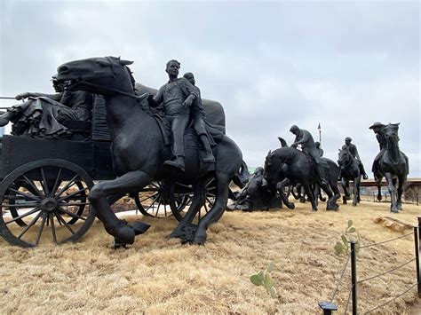 OKC VeloCity | Final piece installed at Oklahoma Land Run Monument