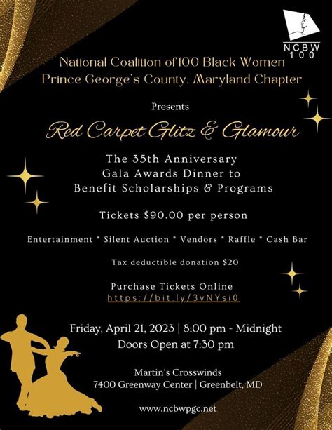 Red Carpet Glitz And Glamour 35th Anniversary Gala Awards Dinner Ncbw