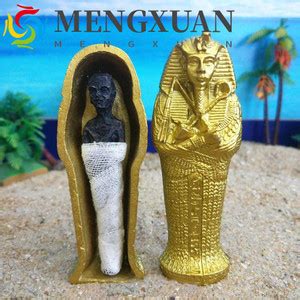 Jual Mengxuan Patung Miniatur Mumi Sarkofagus Peti Mati Mesir Model