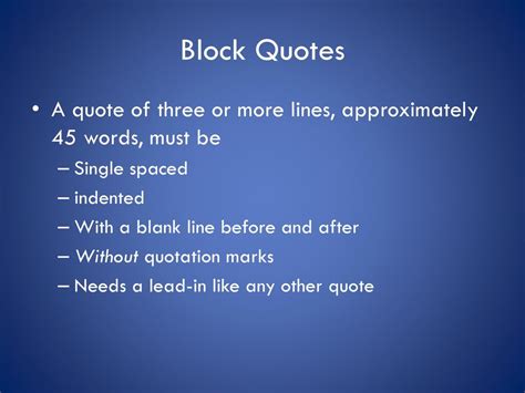 Using Quotes Basic Guidelines Ppt Download