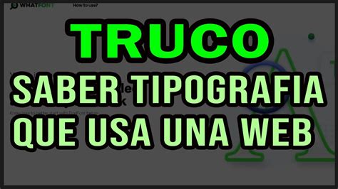 Aprender Acerca Imagen Como Saber La Tipografia De Una Pagina Web