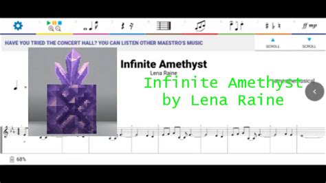 Infinite Amethyst Lena Raine In Maestro Piano Tutorial YouTube