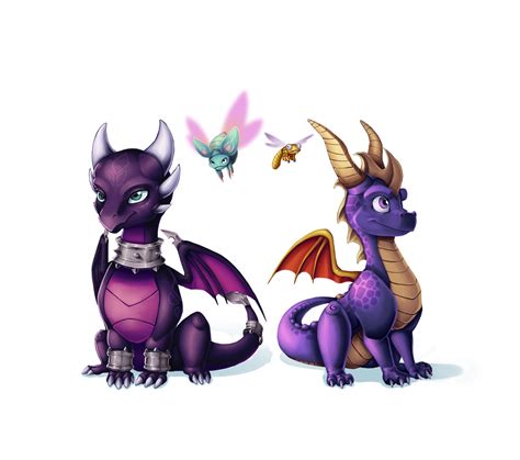 Fanart Reignited Cynder And Spyro By Groxikavondarkside On Deviantart