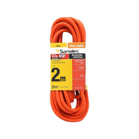 Extension Sanelec Mts X Uso Rudo Naranja El Ctrica Balmex