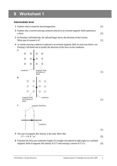 Coas Physics 2 Teacher Resources Worksheet 3 Kids Maths Worksheets