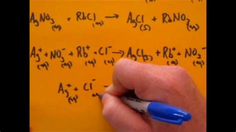 Simplified Writing Of Net Ionic Ionic And Molecular Equation Level 1