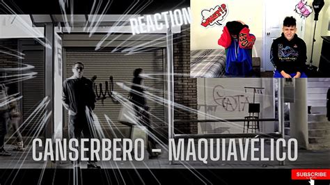 CANSERBERO - MAQUIAVELICO *REACCION* // - YouTube