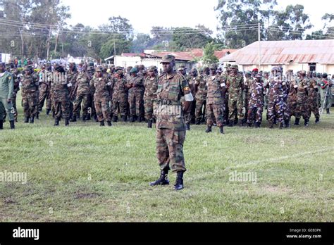 Uganda People Defense Forces Updf Mount A Parade During The Inter