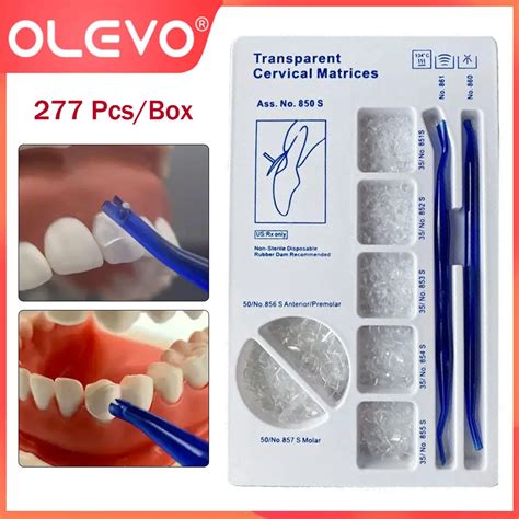 Olevo Pcs Dental Transparent Gingival Matrices Composite Gingival