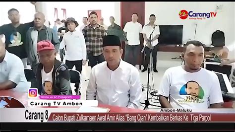 Optimis Maju Calon Bupati Zulkarnaen Awat Amir Alias Bang Ojan