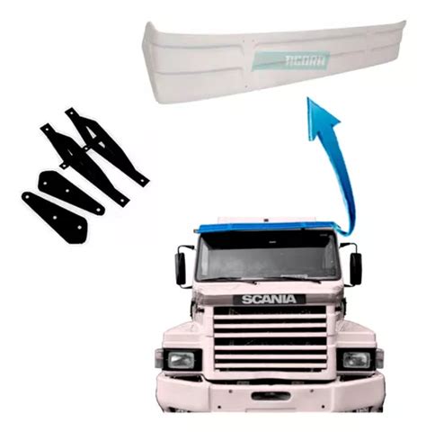 Tapa Sol Para Scania Suporte Completo Frete Gr Tis