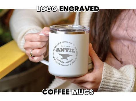 Logo Branded Coffee Mugs Custom Insulated Mugs Staff Department Gifts ...