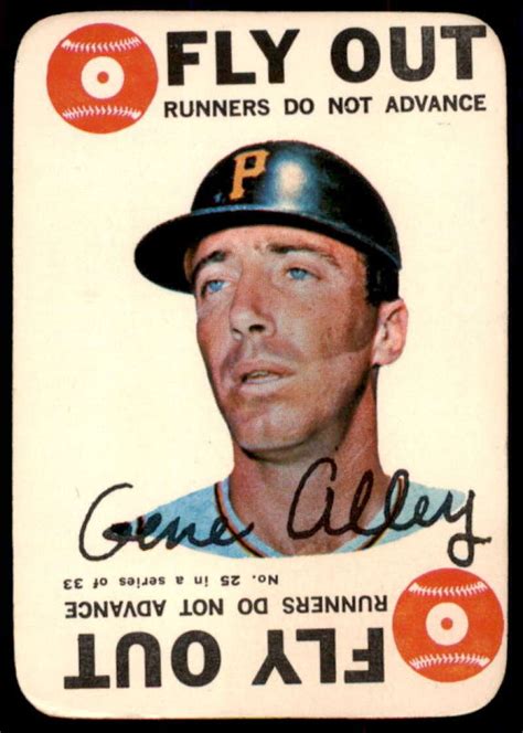 Gene Alley Card 1968 Topps Game 25 EBay