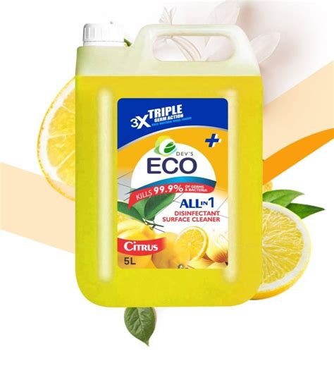 5 Liter Dev S ECO Citrus Disinfectant Surface Cleaner At Rs 320 Can In