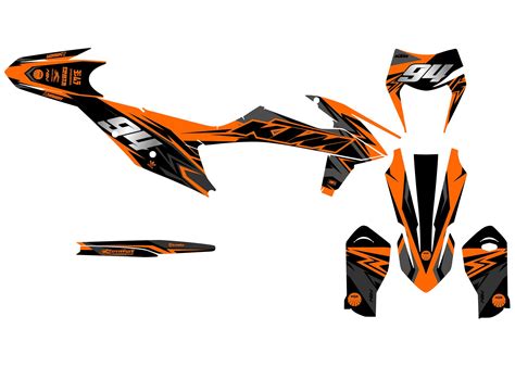 Kit déco KTM EXC EXC F 2020 2023 Airon Boutique Kit Déco Moto