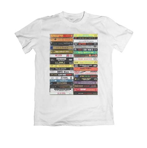 Vintage 80s 90s Hip Hop Cassette Tapes T Shirt Mixtape Etsy