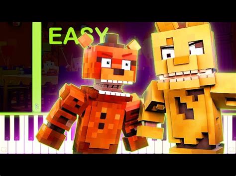 Follow Me | Minecraft FNAF Song - EASY Piano Tutorial Chords - Chordify