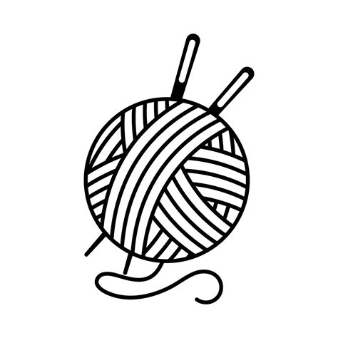 Yarn Ball Icon Vector Art At Vecteezy