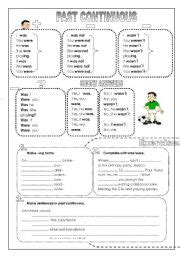 Past Continuous Esl Worksheet By Petamaty