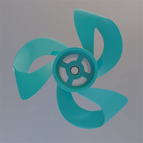 STL File Toroidal Propeller For Outboard Engine 9x9 3D Printable