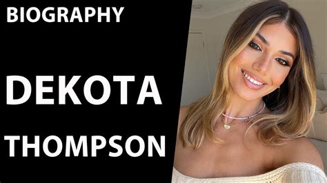 Dekota Thompson Fashion Model Social Media Sensation And More