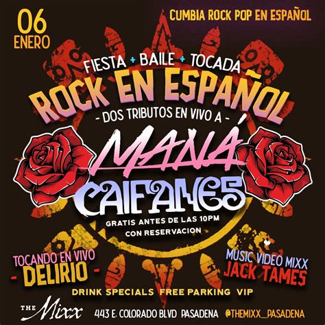 Noche De Rock En Espa Ol Cn Tributo A Mana Caifanes En Vivo The Mixx