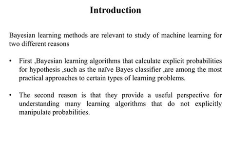 -BayesianLearning in machine Learning 12 | PPT