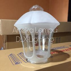 Jual Hanya Kaca Lampu Taman TF 16 Besar DLX Lighting Pilar Minimalis