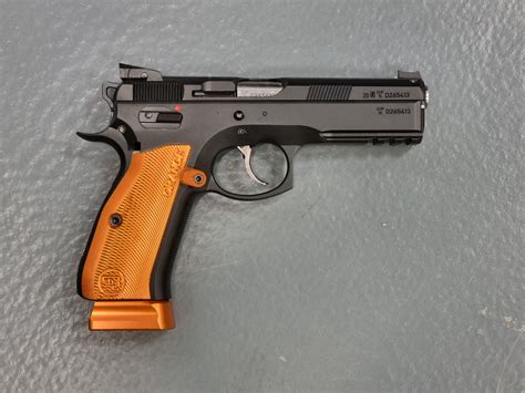 Samonabíjecí pistole CZ 75 SP 01 SHADOW ORANGE KOMISE BEAREKA s r o