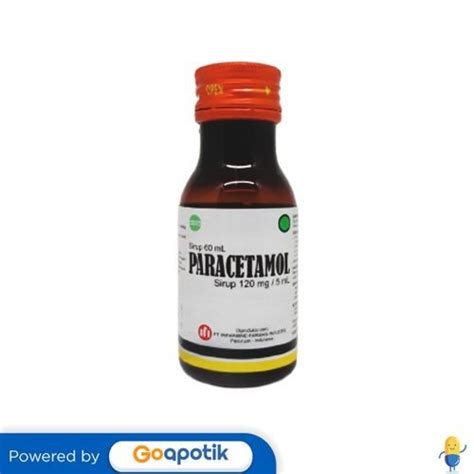 Jual Paracetamol Imfarmind 120 Mg5 Ml Syrup 60 Ml Shopee Indonesia