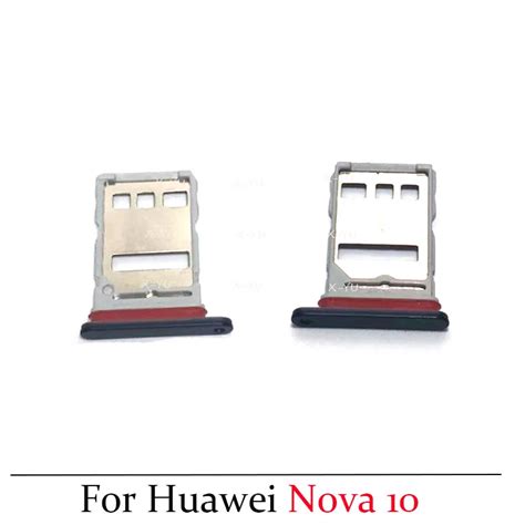 For Huawei Nova 10 Sim Card Tray Micro SD Reader Holder Sim Tray