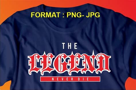 The Legend T shirt Design