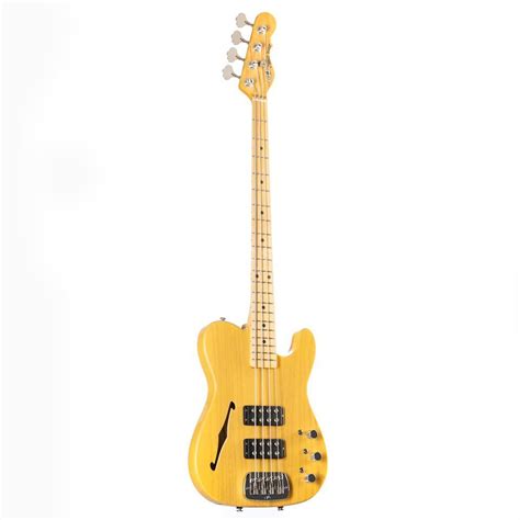 G L Usa Asat Bass Semi Hollow Mn Butterscotch Blonde Music Store