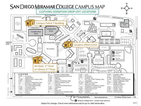 Miramar College Campus Map – Map VectorCampus Map