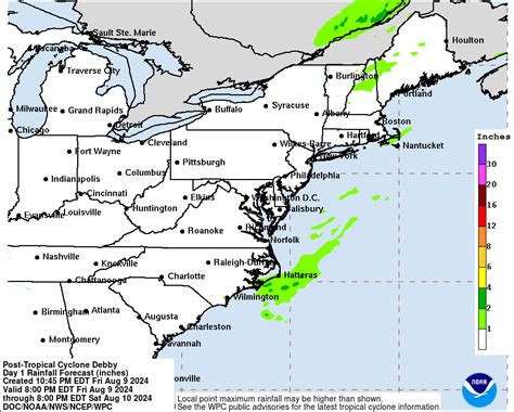 Tropical Storm Debby Mid Atlantic Impacts Mid Atlantic American