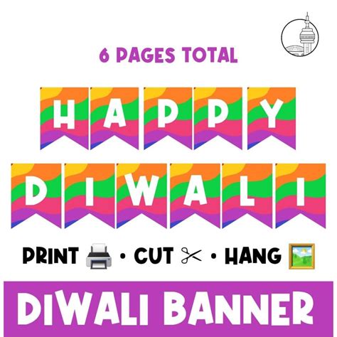 Happy Diwali Banner Printables - Free Printable Templates