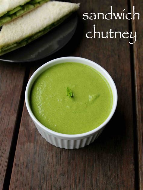 sandwich chutney recipe | green chutney for sandwich | mint chutney for ...