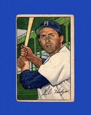 Bowman Set Break Gil Hodges Low Grade Filler Gmcards Ebay