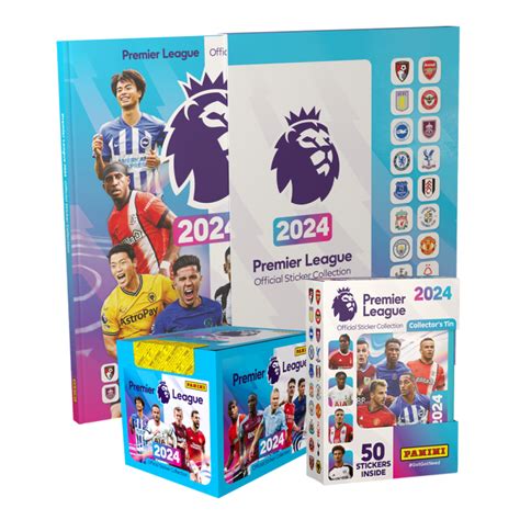 Panini Premier League Official Sticker Collection 2024 Mega Fan Bundle