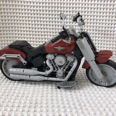 Lego Creator Expert Harley Davidson Fatboy Open Fa Ebay