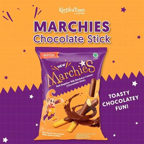 Marchies Chocolate Roti Bagelen Stick Gram Satuan Lazada Indonesia