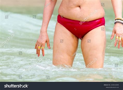 Woman Red Bikini Sexy On Beach Stock Photo Shutterstock