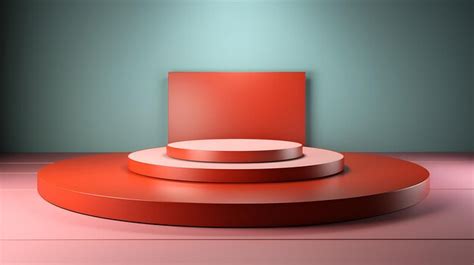 Premium AI Image 3D Rendered Podium For Your Product Showcase Vector