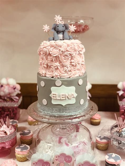 Elephants Theme Baby Shower Elephant Baby Shower Cake Elephant Theme