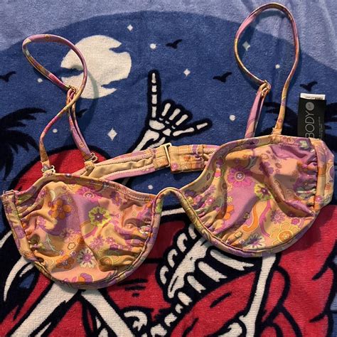 Matching Piece High Waisted Floral Bikini Bikini Depop