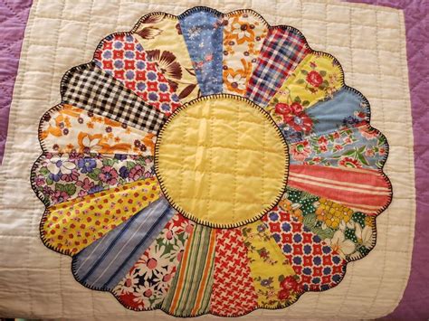 Fabulous S Vintage Applique Feedsack Dresden Plate Etsy