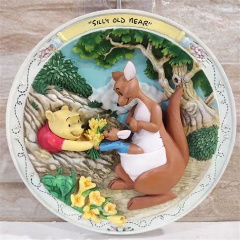 Disney D Plate Winnie The Pooh Kangaroo Silly Old Bear Bradford